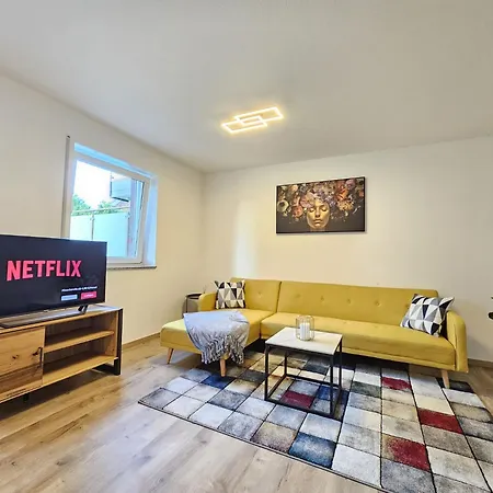 公寓 Ecocube In Rheine, 5pers, Kueche, Wohnzim, Badezim 莱茵