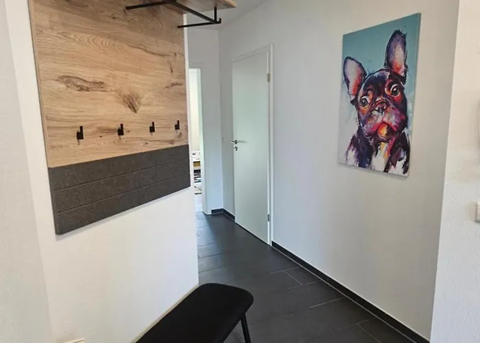 公寓 Ecocube In Rheine, 5pers, Kueche, Wohnzim, Badezim 莱茵