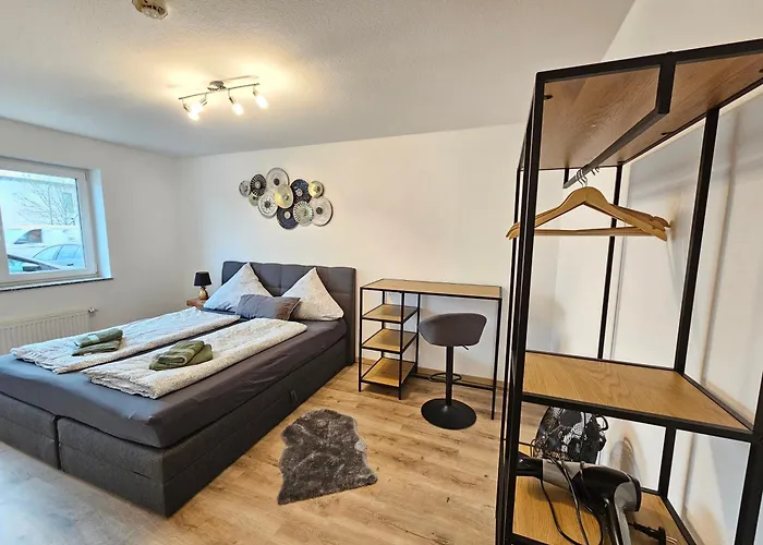 Ecocube In Rheine, 5pers, Kueche, Wohnzim, Badezim 公寓 莱茵